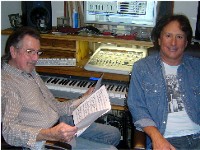 David Carr checks chart with Johnny Z